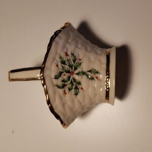 Lenox Christmas Miniature Basket Ornament